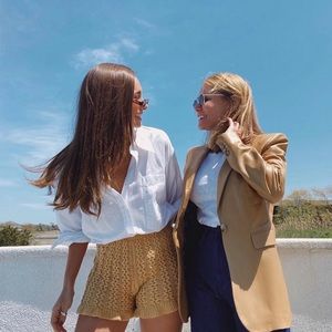 Zara Textured Shorts